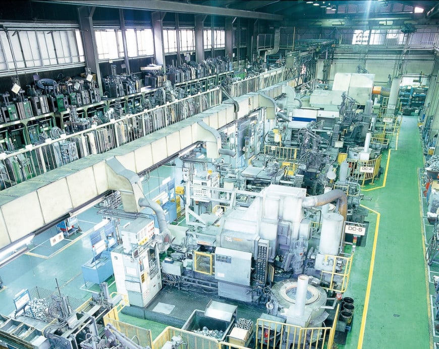 ダイカスト鋳造工場